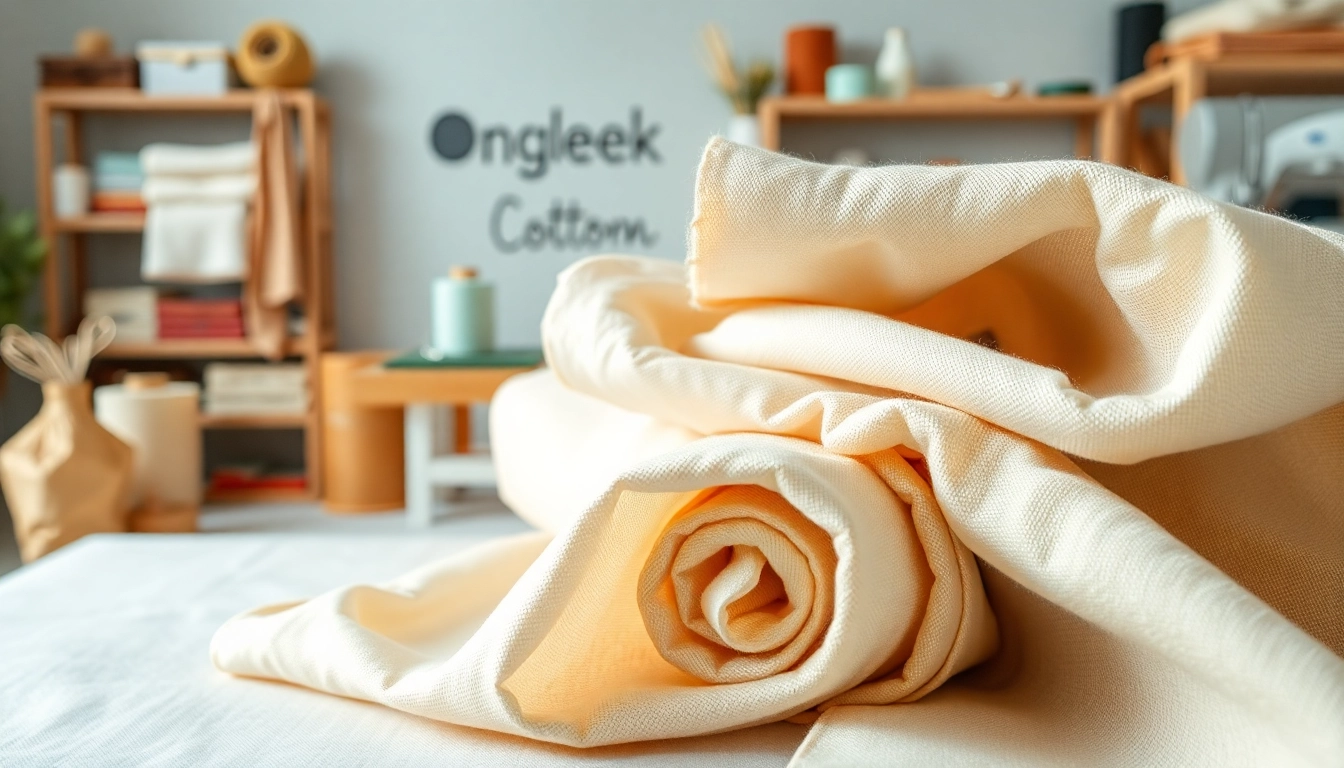 Koop ongebleekt katoen in verschillende kleuren en texturen voor jouw creatieve projecten.